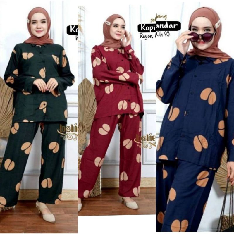 SET tie DIY terbaruh motif kopi pecah