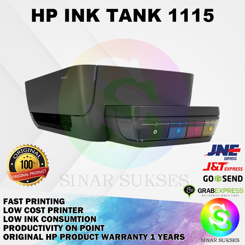 

HP PRINTER INK TANK 115 PRINTER TINTA MURAH