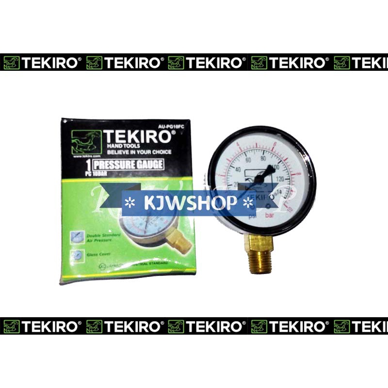 Jual Manometer 10 bar TEKIRO Pressure Gauge 10 bar TEKIRO Manometer