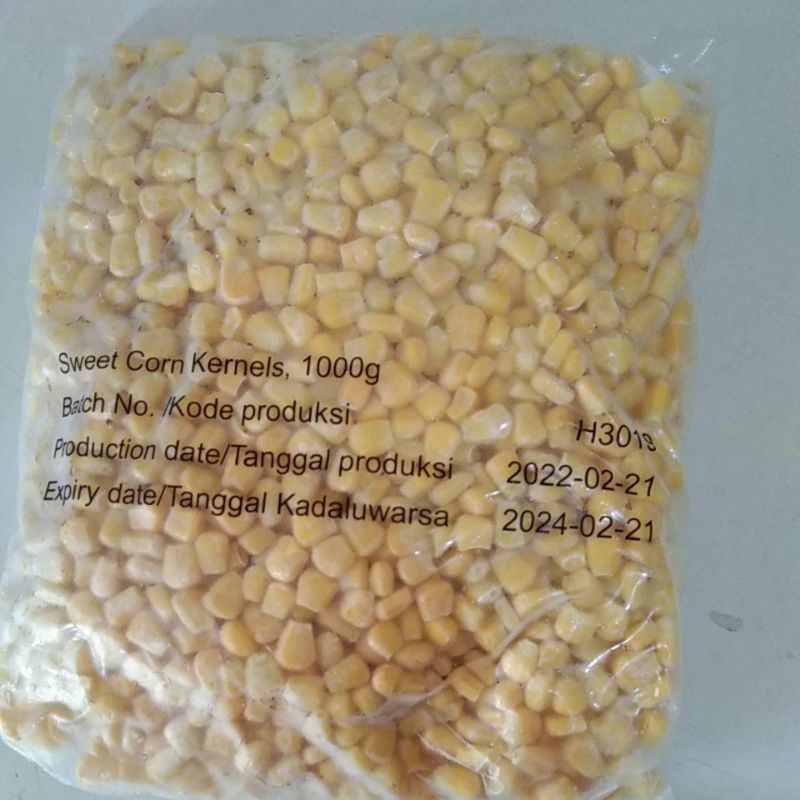 

Jagung pipil manis beku import 1kg