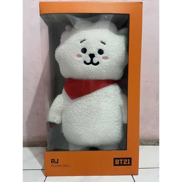 READY Standing Doll BT21 RJ Jumbo Plush Doll 100% Official Boneka RJ Big Size