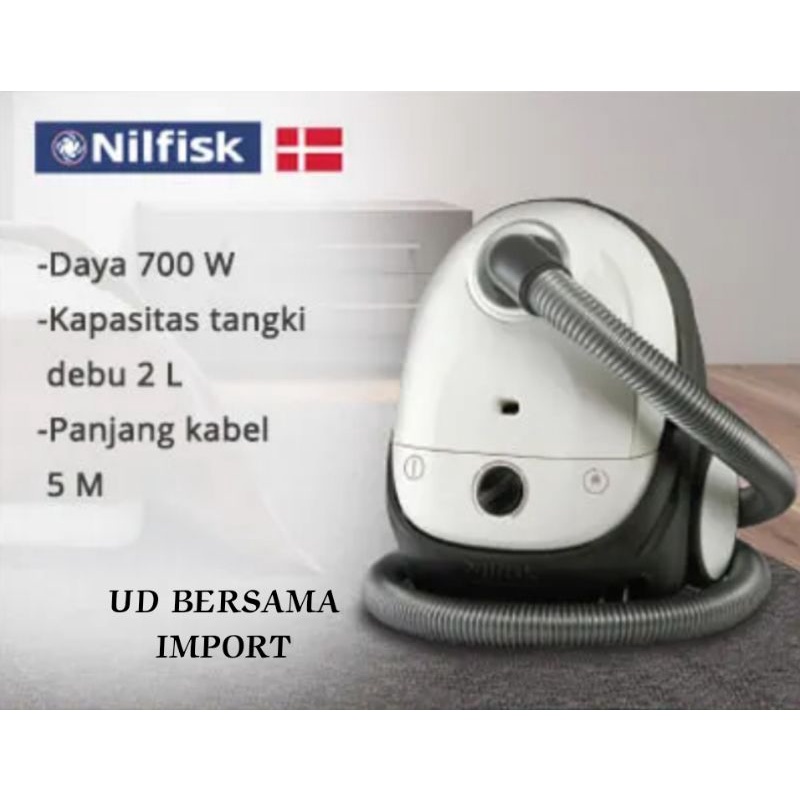 NILFISK ONE Penghisap Debu Kering Portable 700W Brand Original Denmark