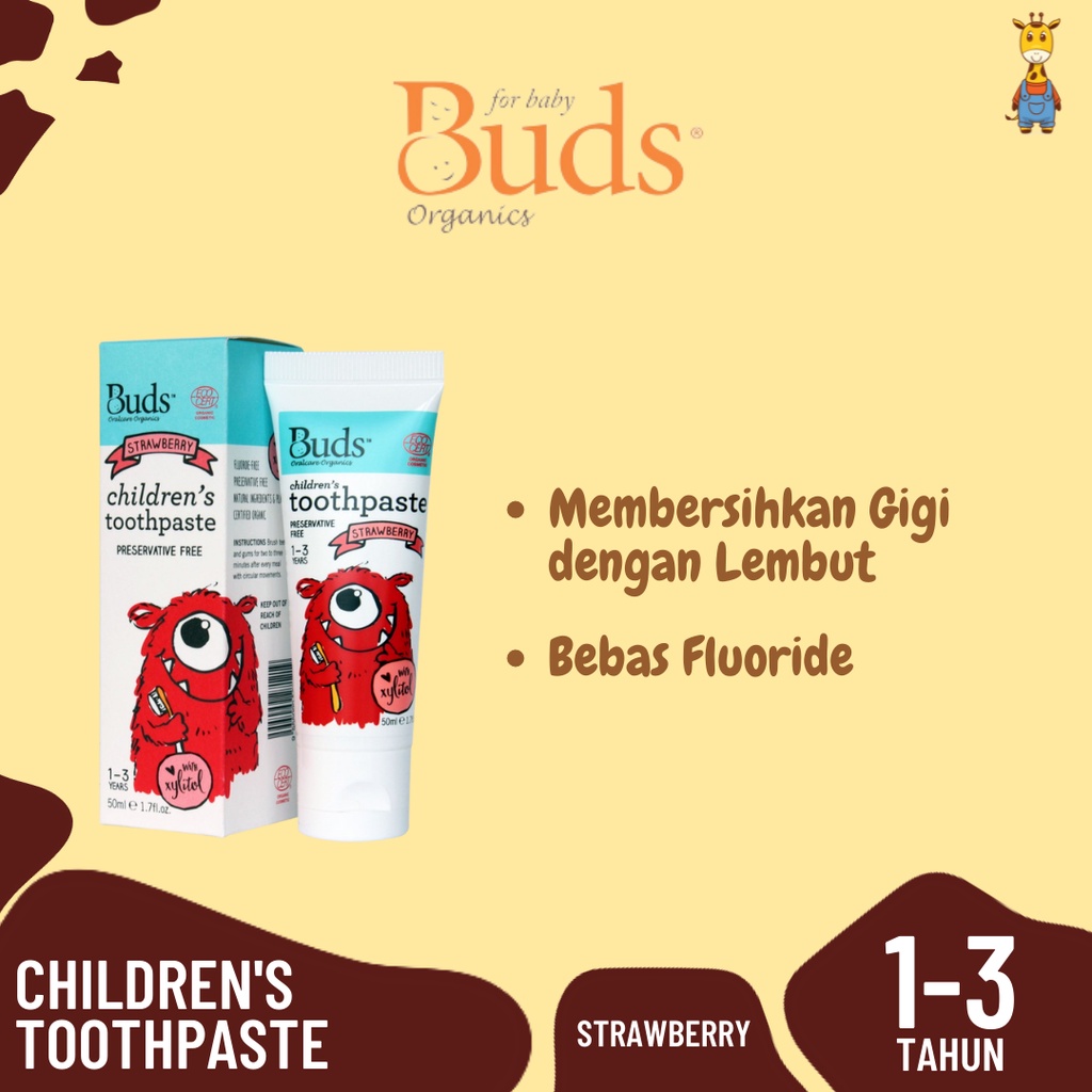 BUDS Toothpaste With Xylitol 1-3 Years