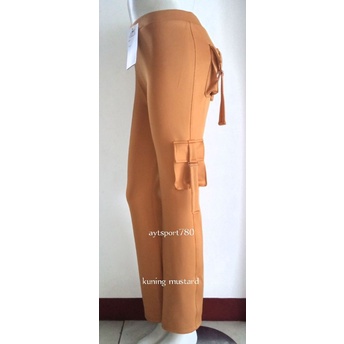 celana senam kargo kantong 4 terlaris/celana senam kargo/celana senam cargo wanita/celana panjang/celana panjang kantong/bawahan olahraga/Cod/bayar di tempat/siap dikirim/celana senam olahraga wanita/terpopuler/merah,putih,biru,hitam,kuning,loreng-Mustard/kuning busuk