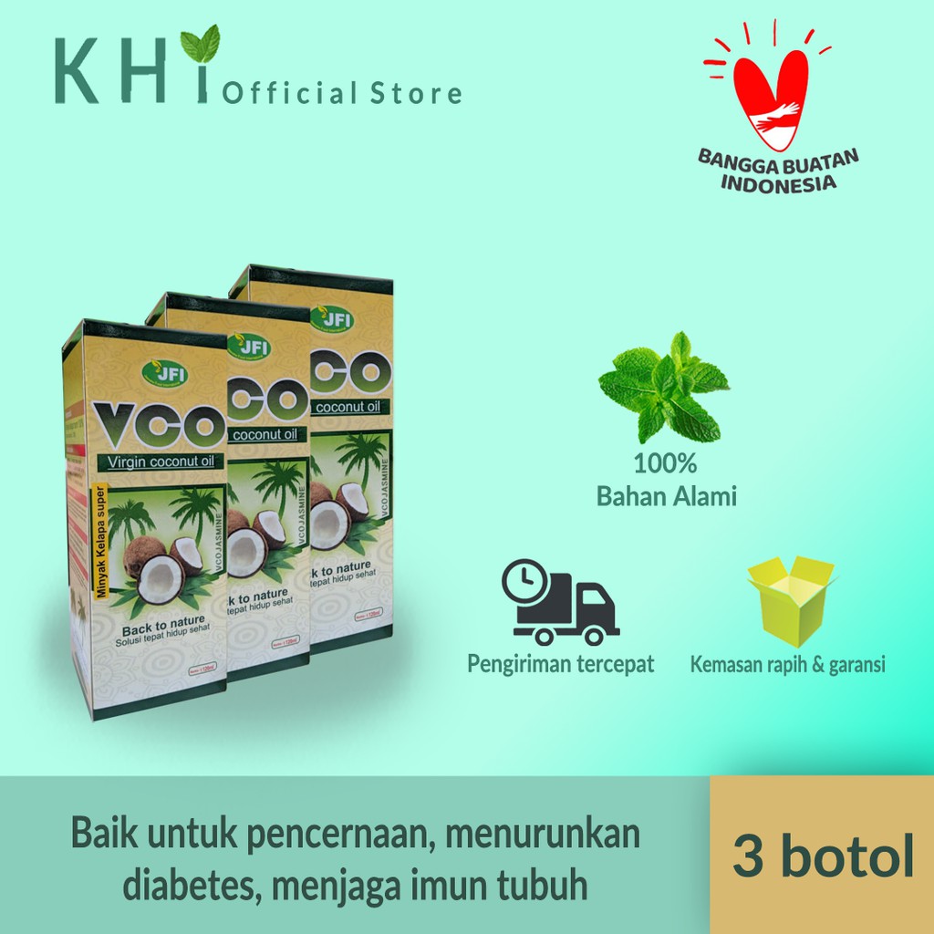 

minyak kelapa vco virgin coconut oil 120ml ( lebih hemat 20rb )