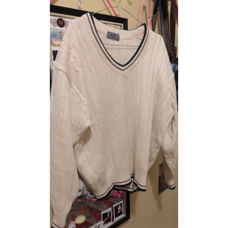 sweater rajut tebal preloved