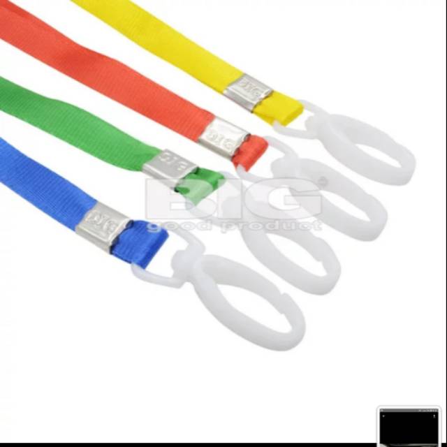 

Tali id card 1cm nylon pvc kait plastik / gantungan id card 1cm kait plastik / Tali ID Card