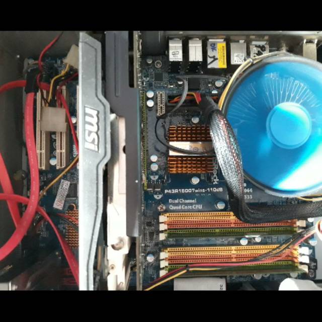 Paket Intel E8400 & mobo P43 ddr3 & RAM VGEN 4gb Core2duo bukan Quad core P45 G41 asus msi gigabyte