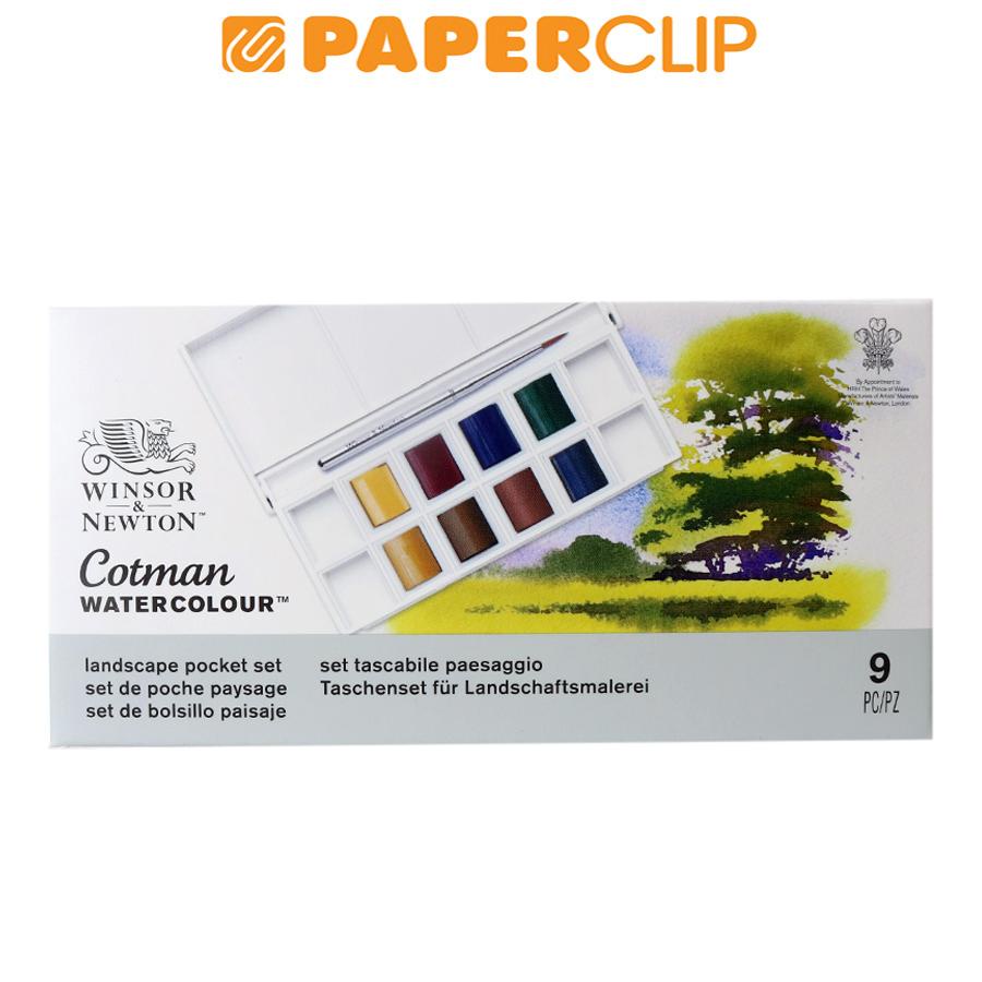 

WATERCOLOR WINSOR & NEWTON POCKET LANDSCAPE SET 8HP 0390673CWC