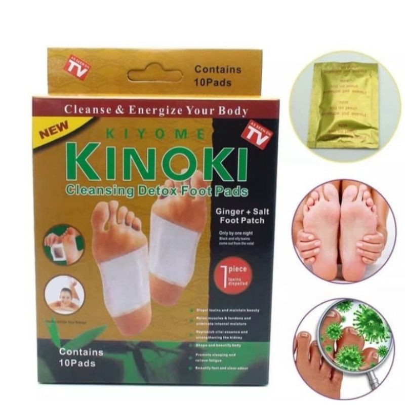 kinoki gold koyo bambu tempel ginger salt herbal