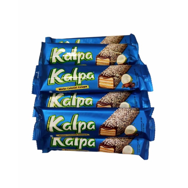 

Wafer coklat lapis kelapa Kalpa box isi 12pcs