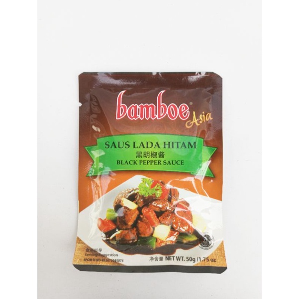 

Bamboe Bumbu Instan Saus Lada Hitam 50gr