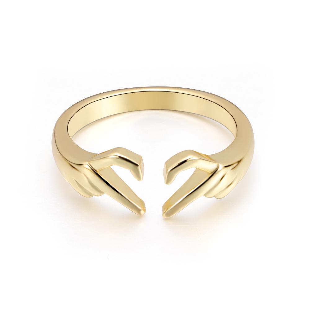 Lily Heart Ring Pasangan Pernikahan Romantis Cinta Gesture Rings