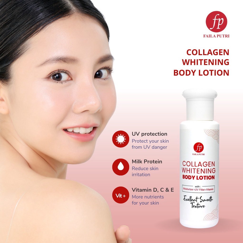 COLLAGEN WHITENING BODY LOTION/ BIBIT PEMUTIH FAILA PUTRI