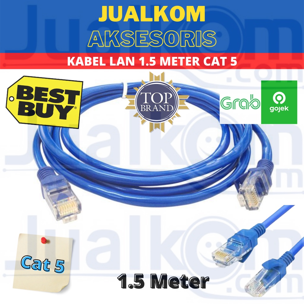 KABEL LAN 1.5 METER CAT 5