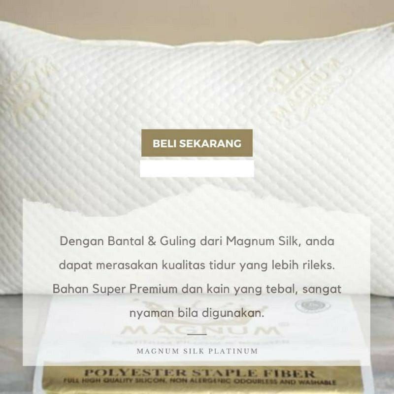 bantal magnum silk guling Magnum Silk