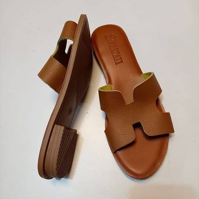 Sandal Kulit HM coklat