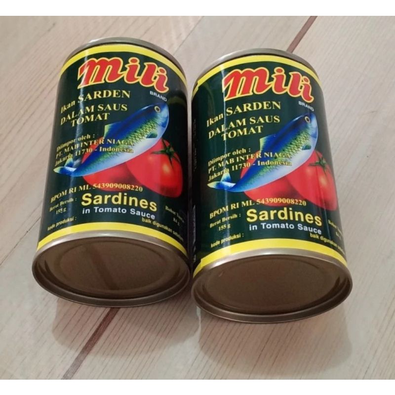 

Mili Sarden Dalam Saus Tomat 155gr