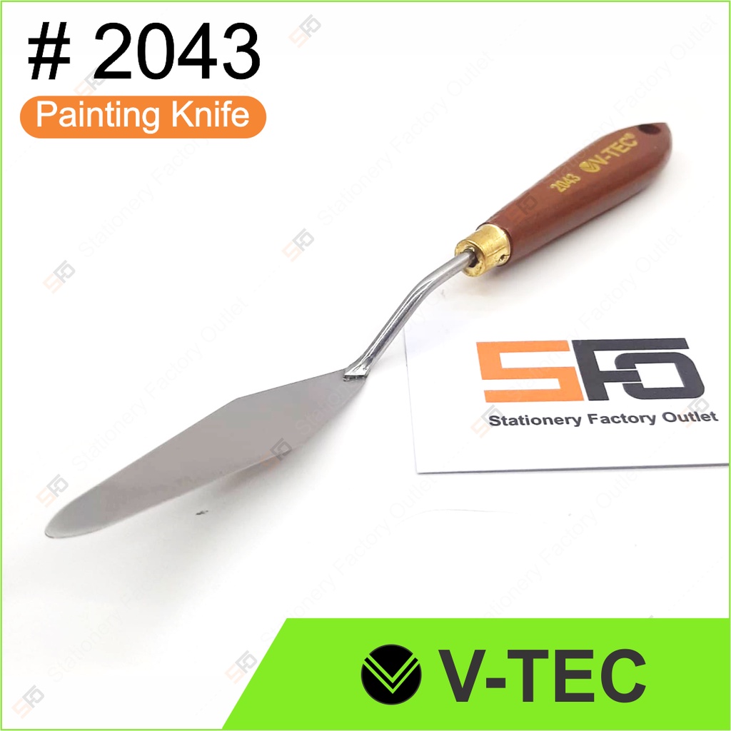 

Painting Knife V-Tec Satuan - Pisau Palet Lukis No. 2043