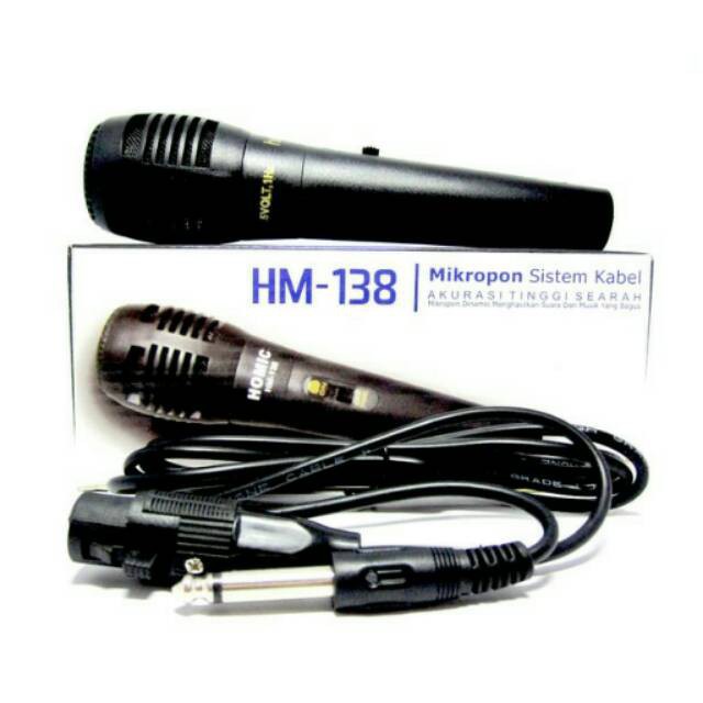 Mic Mikrofon - Microphone Homic HM-138 Sistem Kabel