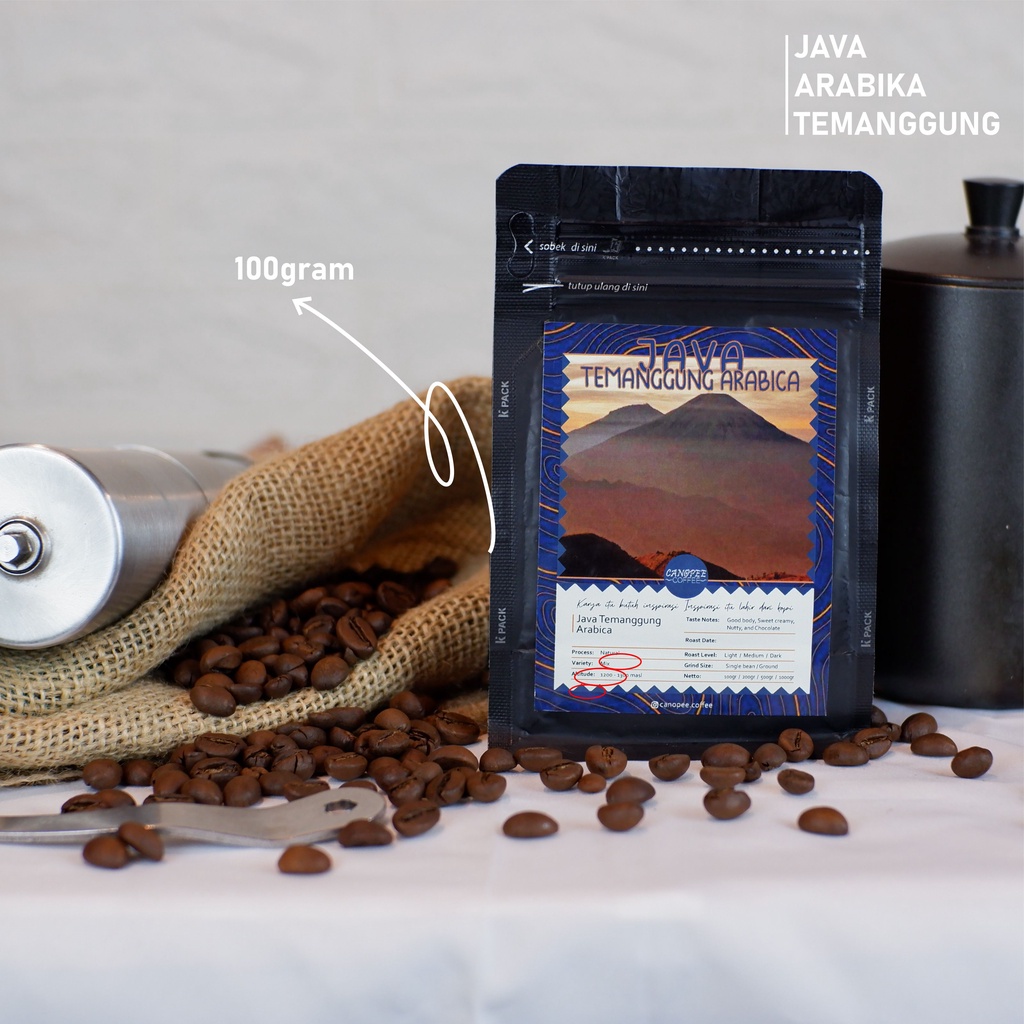 

Kopi ARABIKA "JAVA Temanggung Sumbing" - 100gr