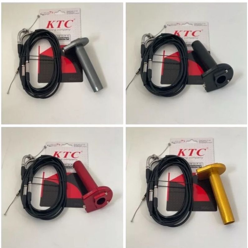 Gas spontan aktif KTC original universal 2 kabel selongsong gas spontan aktif KTC RACING original universal