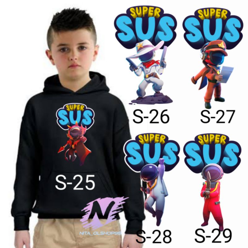 hoodie anak super sus terlengkap sweater supersus