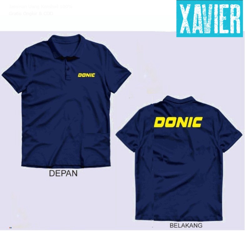 Kaos Polo Shirt Tshirt Baju Kerah Distro DONiC polos custom indonesia pria wanita keren kata kata lu