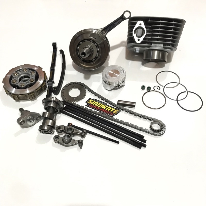 Paket Bore UP 250 CC Tiger CB GL MP Kruk as Langkah 70 Set Noken Rra XGP Per 6 XGP