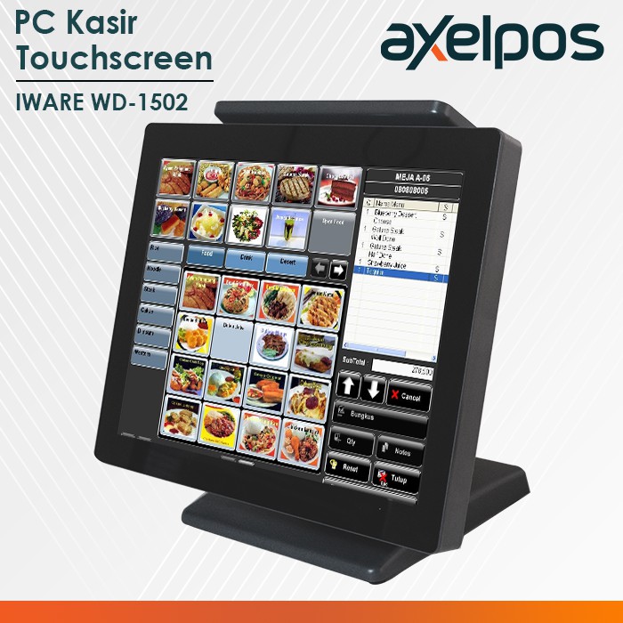 MESIN KASIR PC ALL IN ONE TOUCHSCREEN POS SYSTEM WD-1502 | WD1502