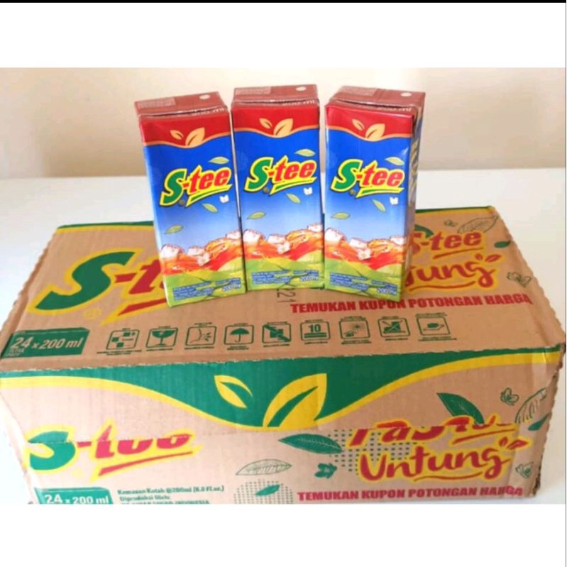 

S-tee Minuman Teh Melati 200ML x 24 pcs