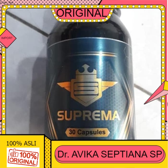 100% ASLI Suplement Stamina Pria Herbal SUPREMA Asli 100% Original Ampuh Tahan Lama