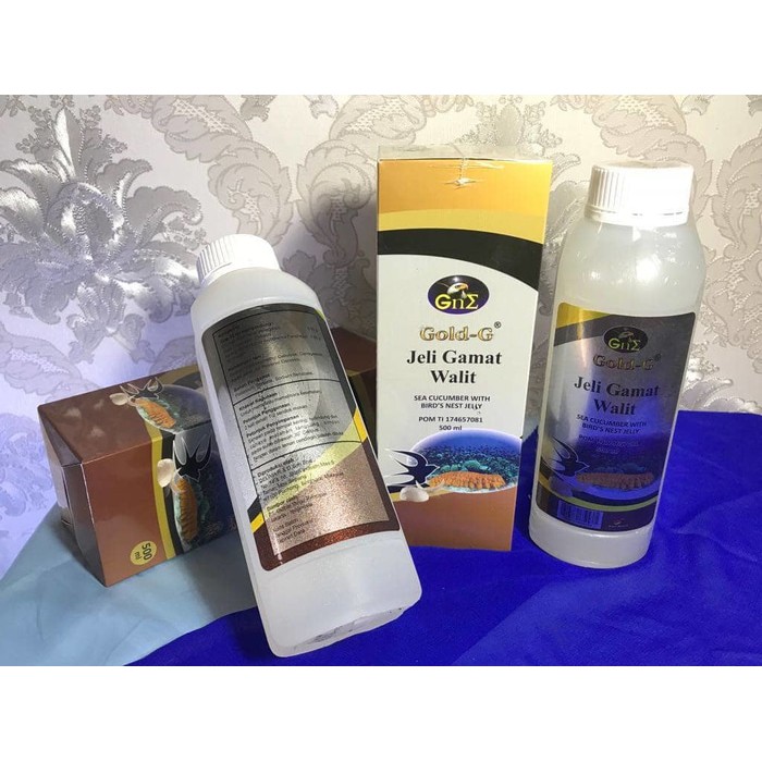 JELI GAMAT WALIT / Jelly  / Walet isi 500ml / 500 ml Asli / Original / Gold G Sea Cucumber