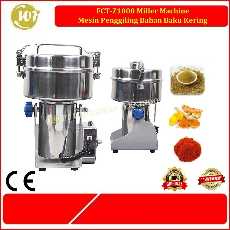 FCT-Z1000 Miller Machine – Mesin Penggiling Bahan Baku Kering