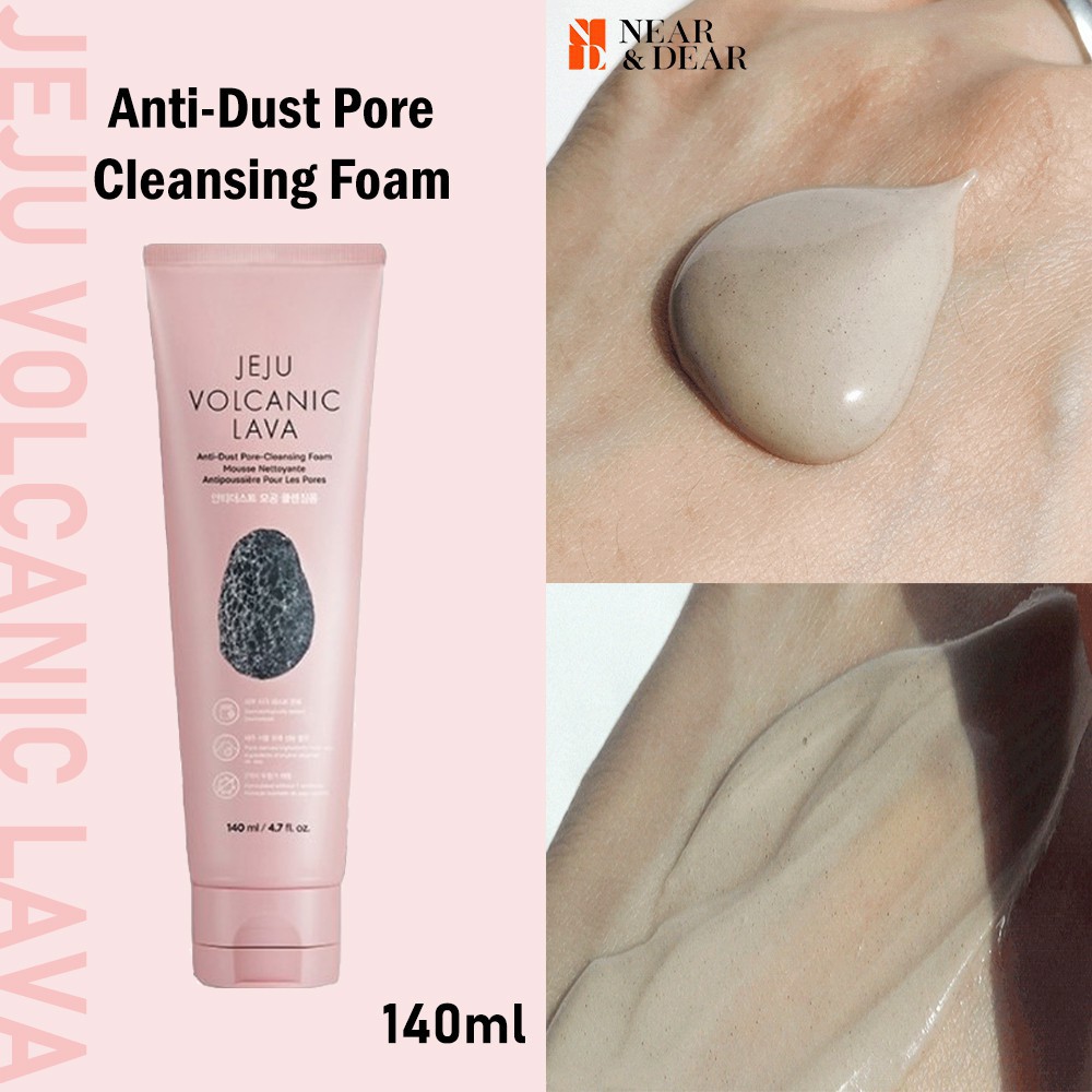 THE FACE SHOP Jeju Volcanic Lava Anti Dust Pore Cleansing Foam 140ml