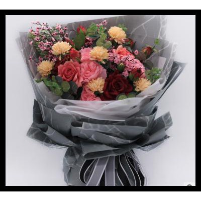 Silahkan Order Kertas Bunga Flower Wrap Motif Marmer Bingkisan Karangan Bunga Shopee Indonesia