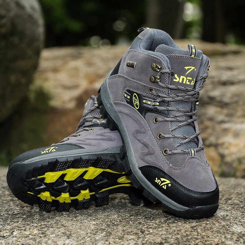 Sepatu Gunung Snta 471 Grey Trekking/Hiking/Adventure/Outdoor F-16