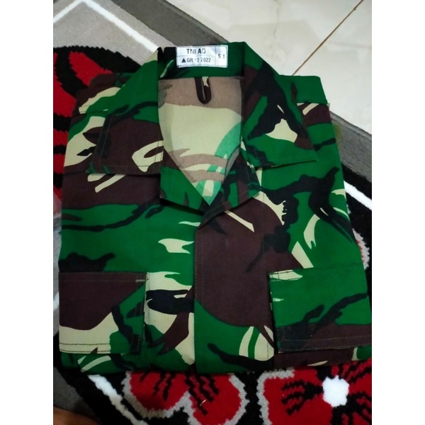 Baju PDL velbed wool 888 sritex pdl tni