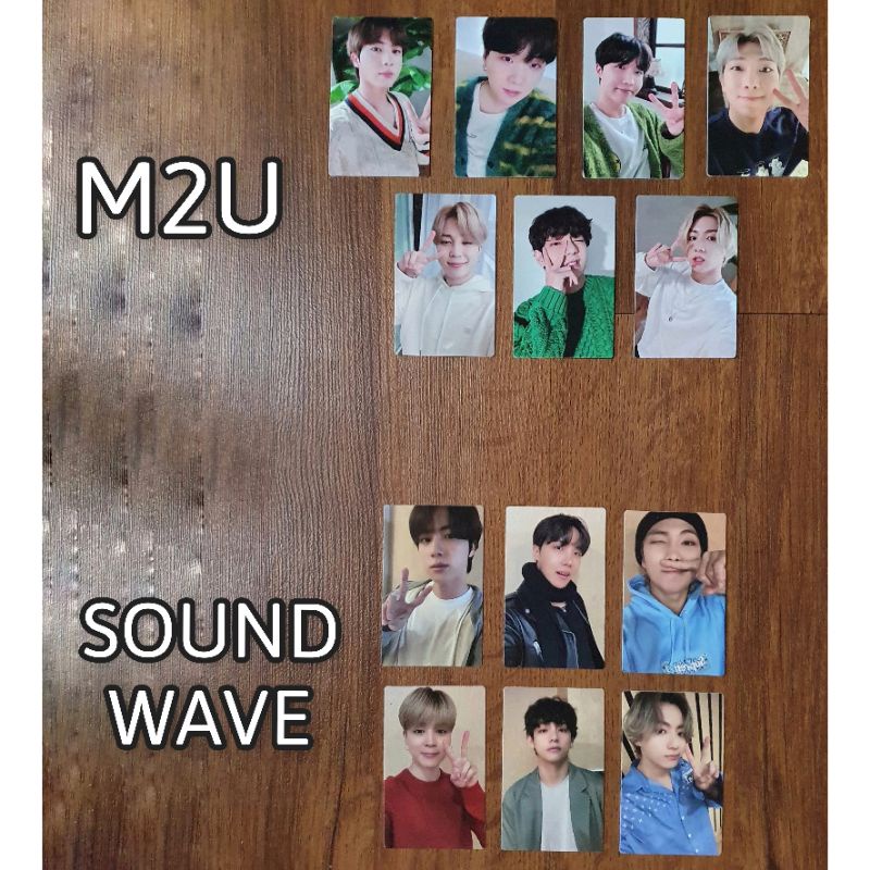 Photocard Lucky Draw LD BTS Be Essential M2U Soundwave