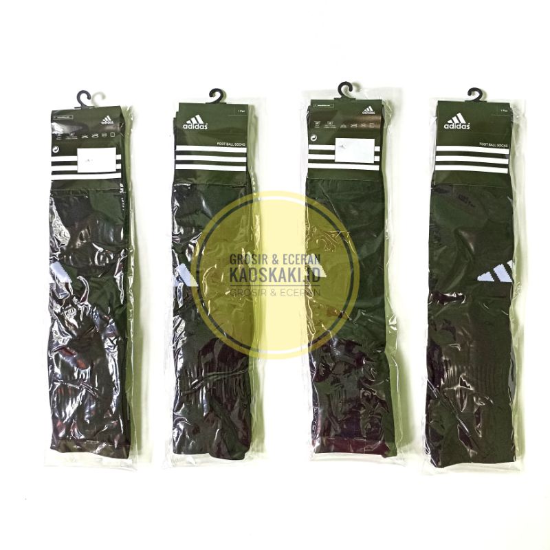 KAOS KAKI BOLA PANJANG  HITAM ADIDAS POLIESTER