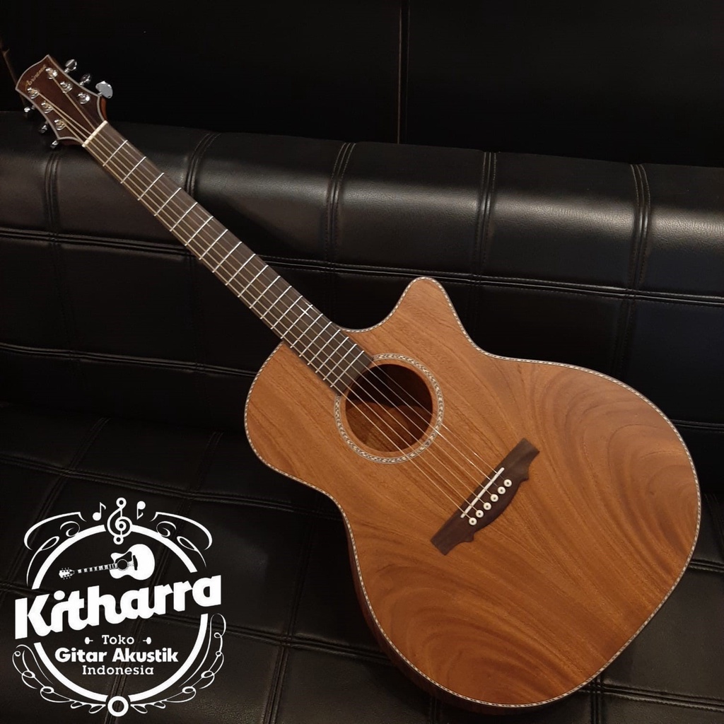 Gitar Akustik Avirama GA All Solid Mahogany