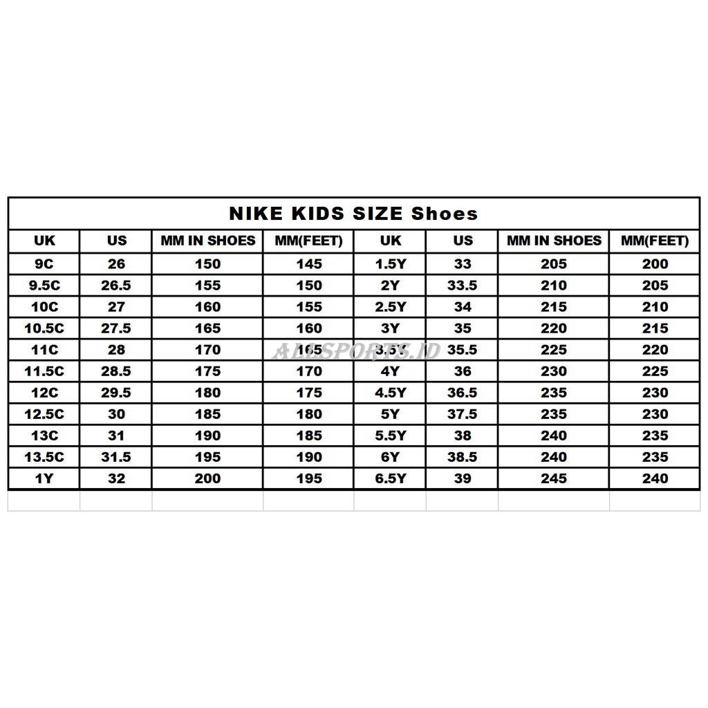 nike infant size 9