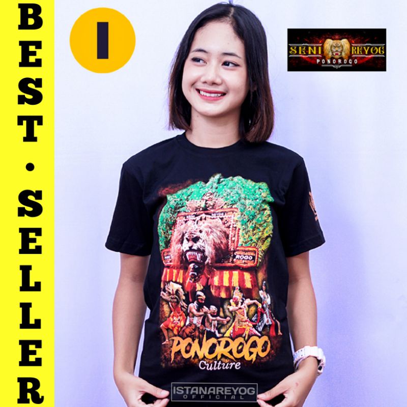 KAOS REOG PONOROGO / KAOS DADAK MERAK / KAOS BARONGAN / KAOS BUJANGGANONG / KAOS BUDAYA JAWI