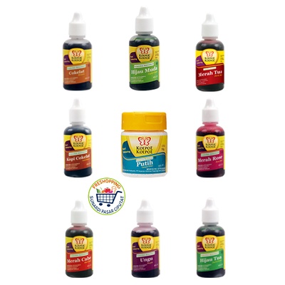 Kupu-Kupu koepoekoepoe pewarna all varian 30ml