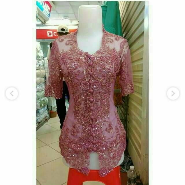 Kebaya payet krah tegak 2