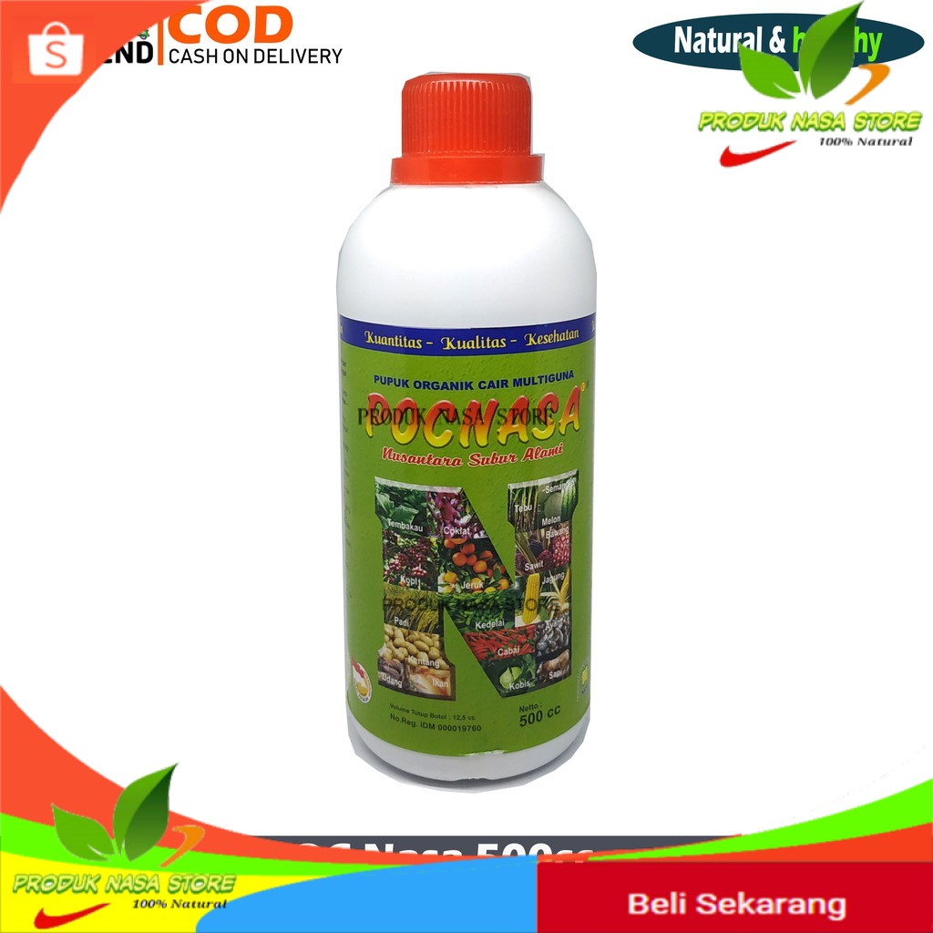 Produk Nasa Original Pupuk Organik Cair 500ml Shopee Produk Nasa Original Pupuk Organik Cair 500ml Shopee