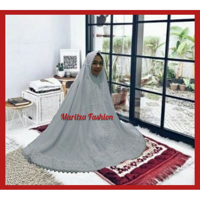 Mukena Paris Renda / Mukena Dewasa / Mukena Terbaru 2020