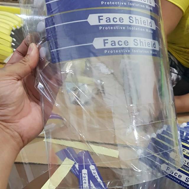 Face Shield Mask Pelindung Wajah dari bersin Tebal elastis