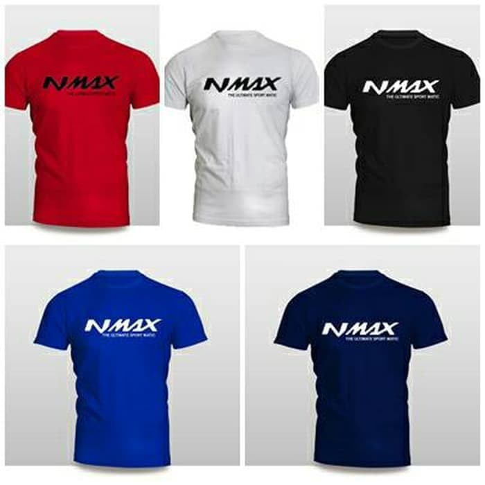 KAOS BAJU COMBED 30S MOTOR OTOMOTIF YAMAHA NMAX   DISTRO COTTON COMBED 30S