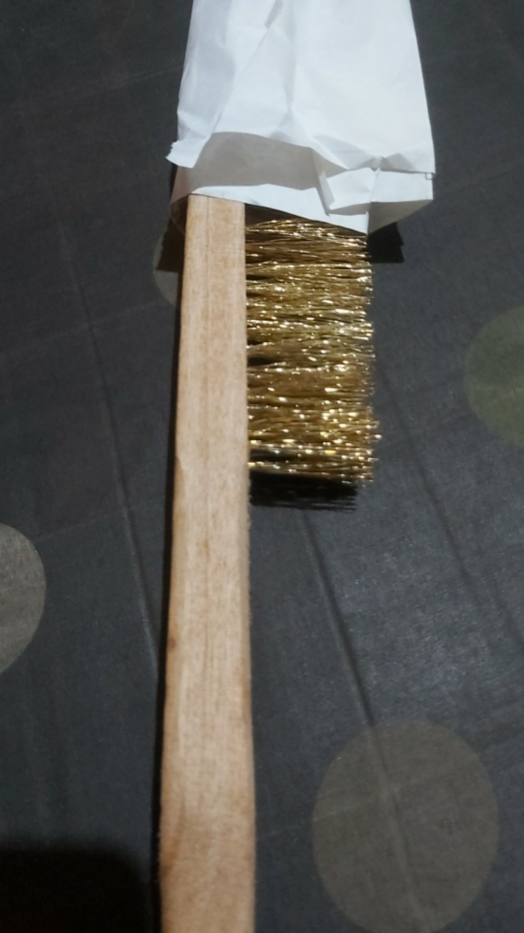 Sikat Kawat Gagang Kayu Kuas Kuningan